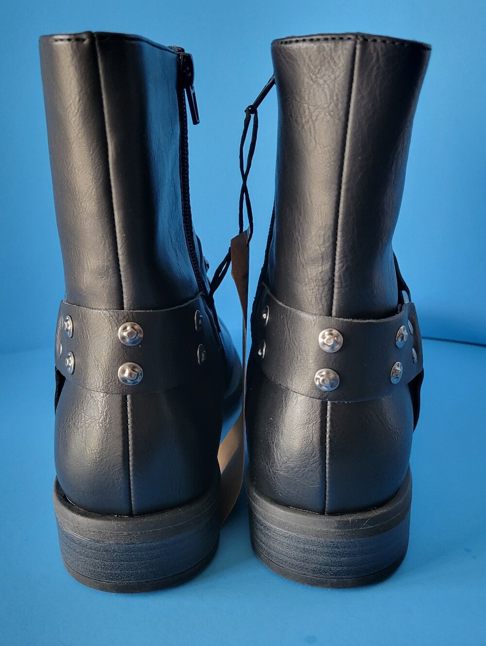 Frye & Co Heel Booties Boots Conley Woman's 9.5 M Black Side Zipper NWT New NIB - Picture 6 of 12